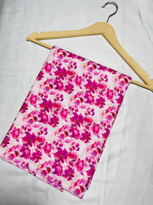 Elegant All-Over Printed 2-Piece Unstitched Suit – Premium Cotton Lawn
