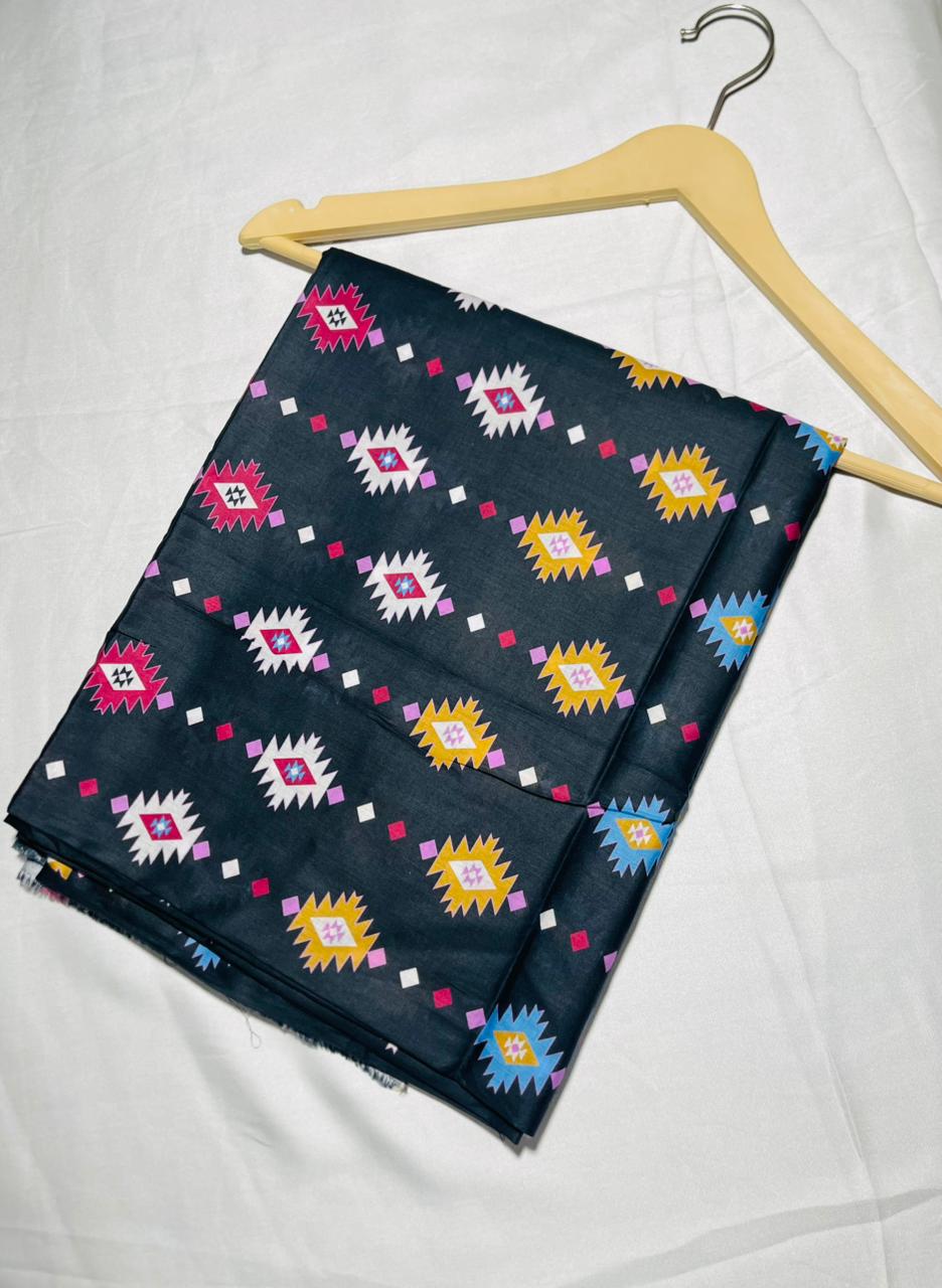 Elegant All-Over Printed 2-Piece Unstitched Suit – Premium Cotton Lawn